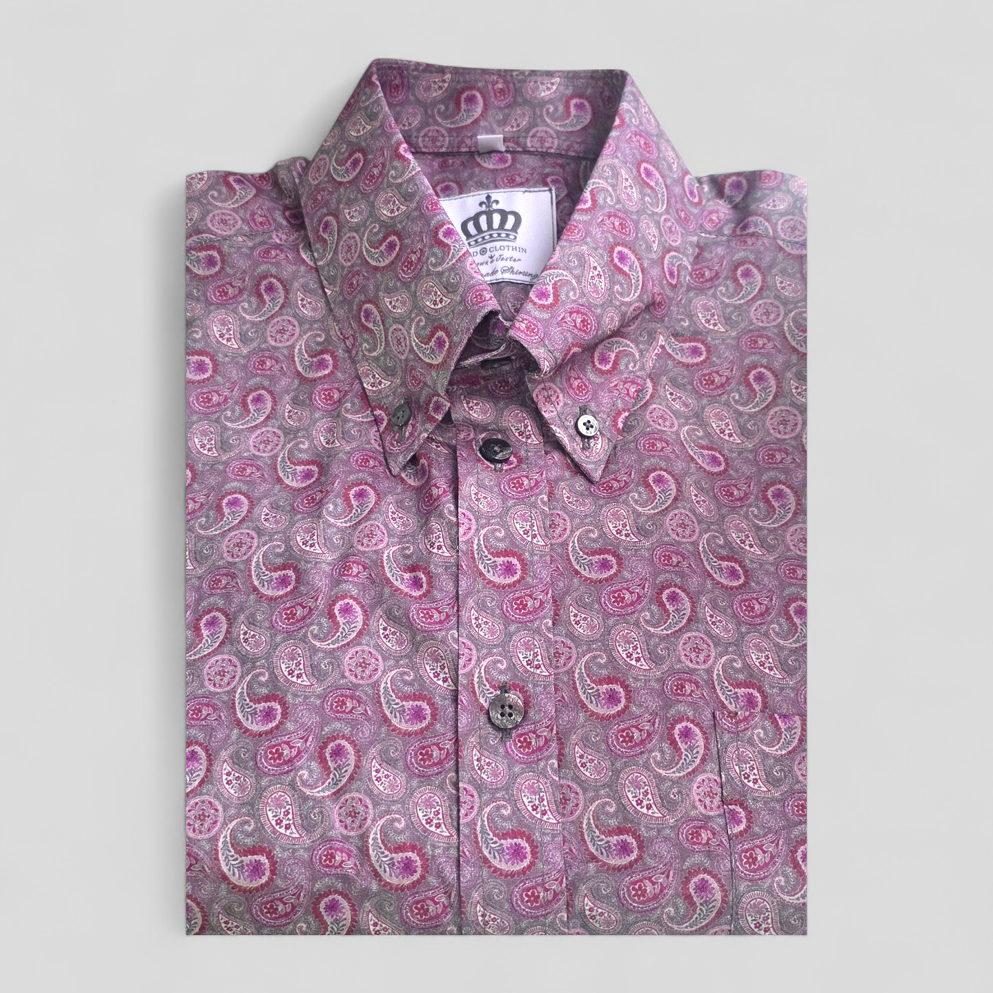 Parnell Pink Paisley Shirt