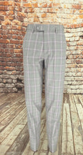 Larkin Lavender Checked Trousers
