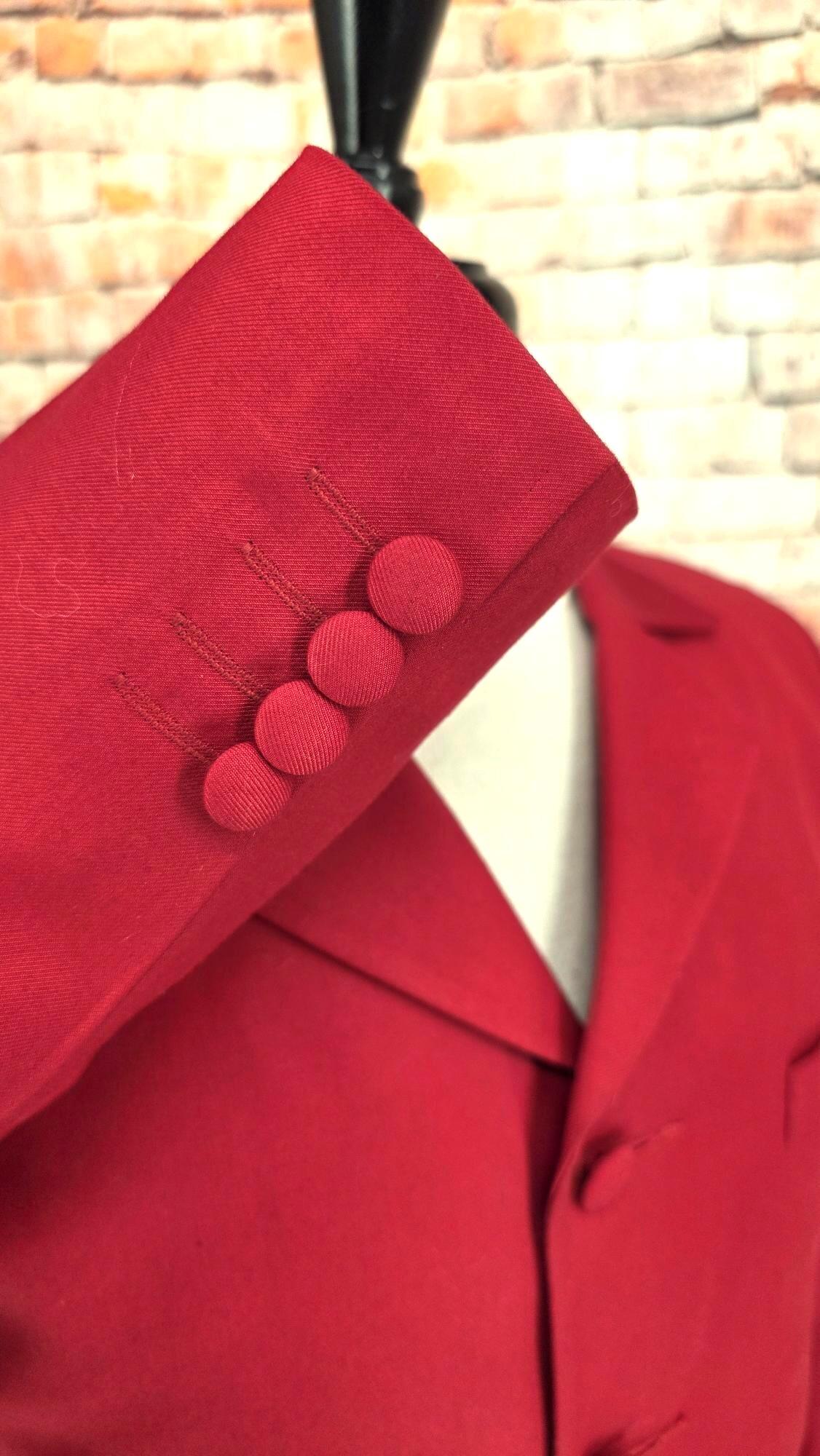 Avory – Sixties Red Riding Jacket Inspired by The Kinks