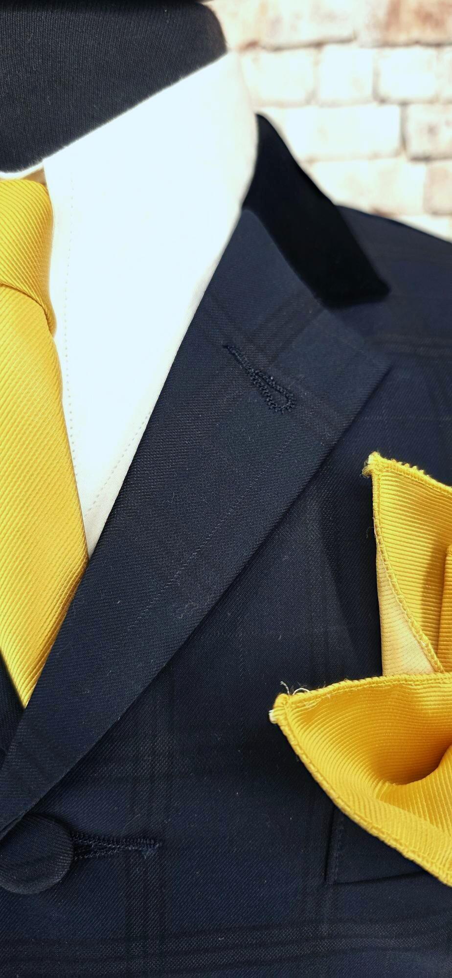 Ernest – Tailored Navy & Black Pow Check Suit
