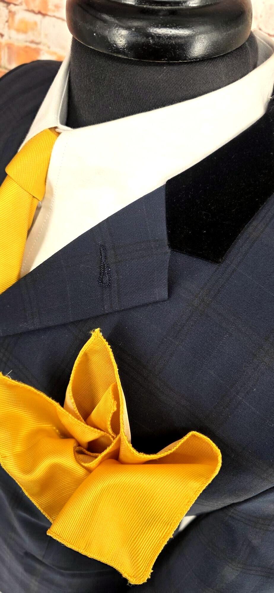 Ernest – Tailored Navy & Black Pow Check Suit