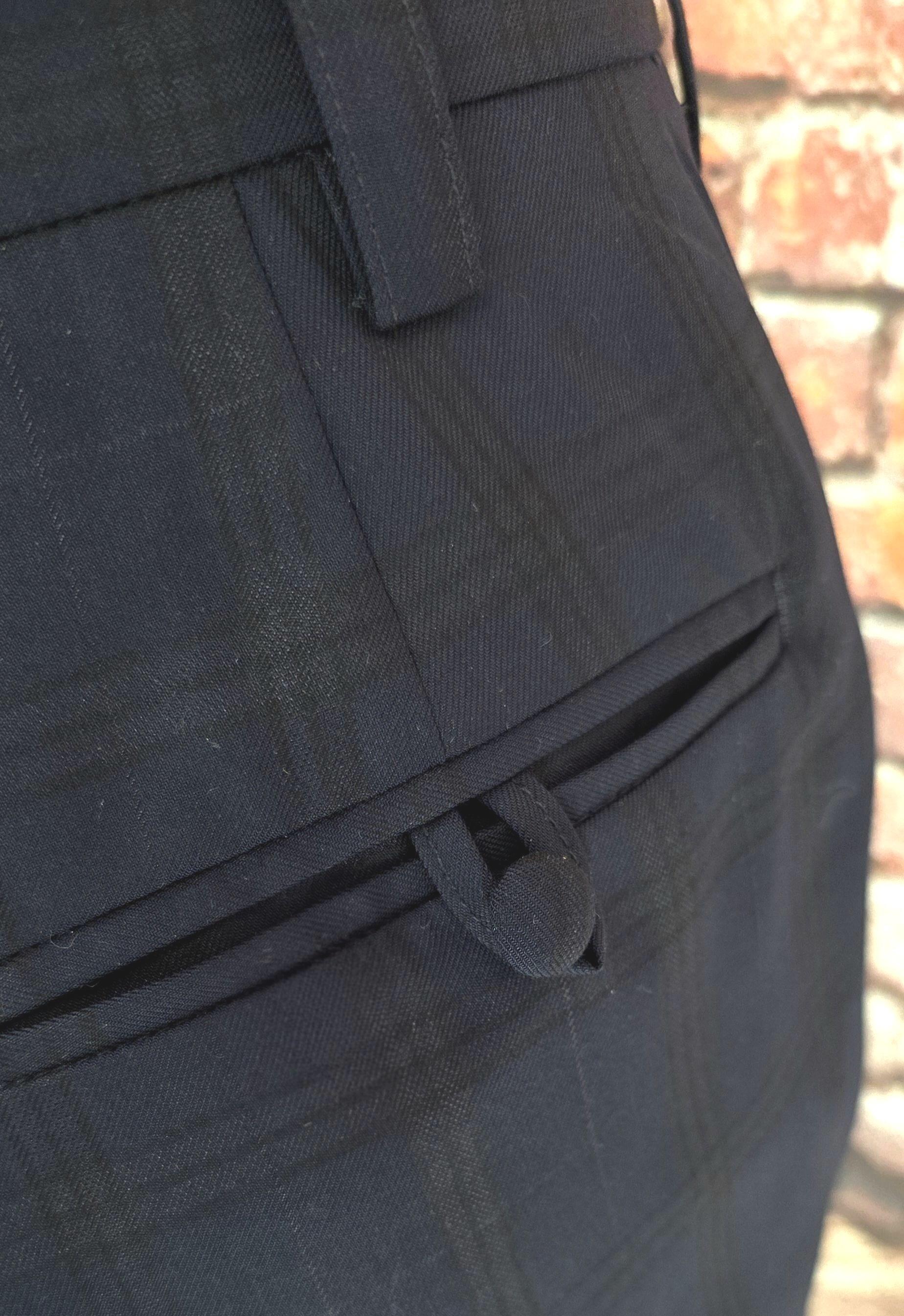 Ernest – Tailored Navy & Black Pow Check Suit