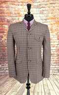 The Baron – Men’s Medium Cotton Canvas Checked Jacket