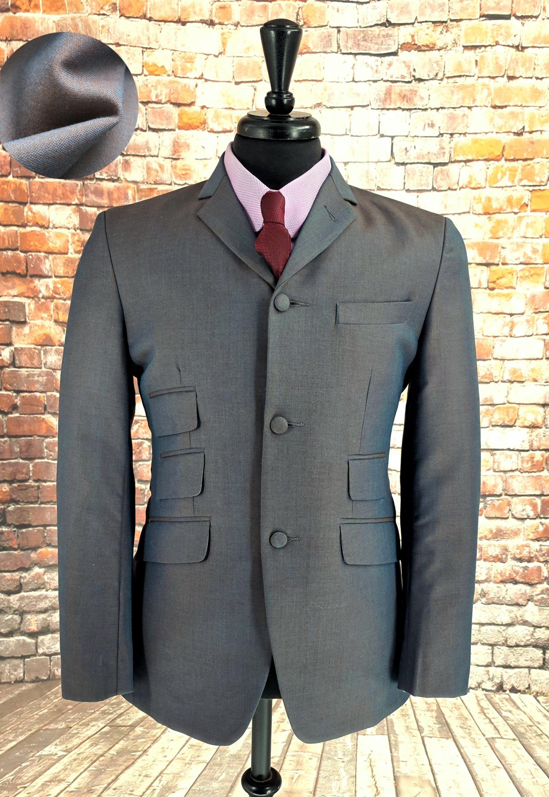 Bevan - Beautiful Teal & Ginger Two-Tone Suit