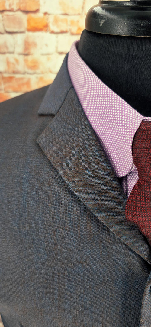 Bevan - Beautiful Teal & Ginger Two-Tone Suit