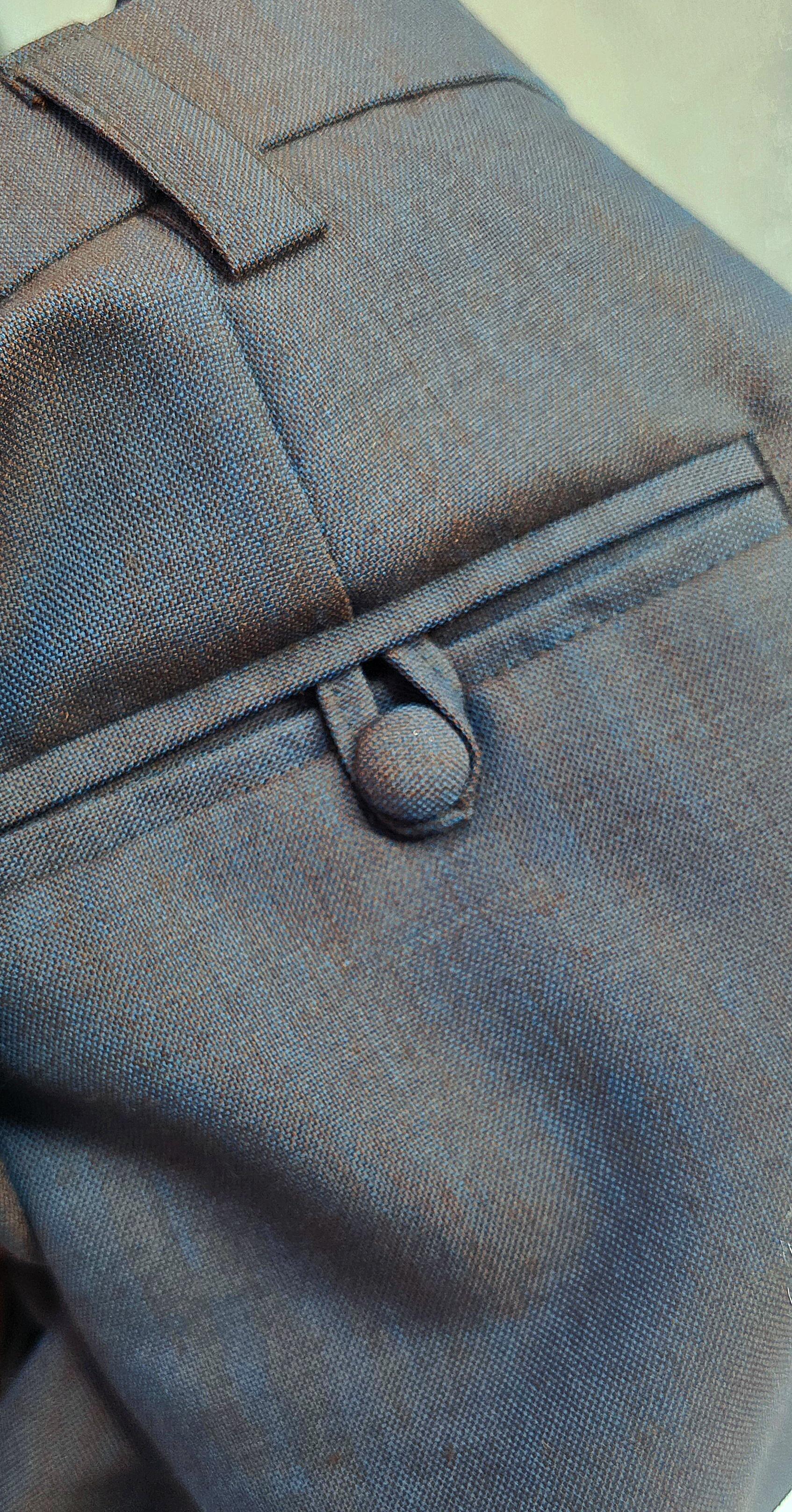 Bevan - Beautiful Teal & Ginger Two-Tone Suit