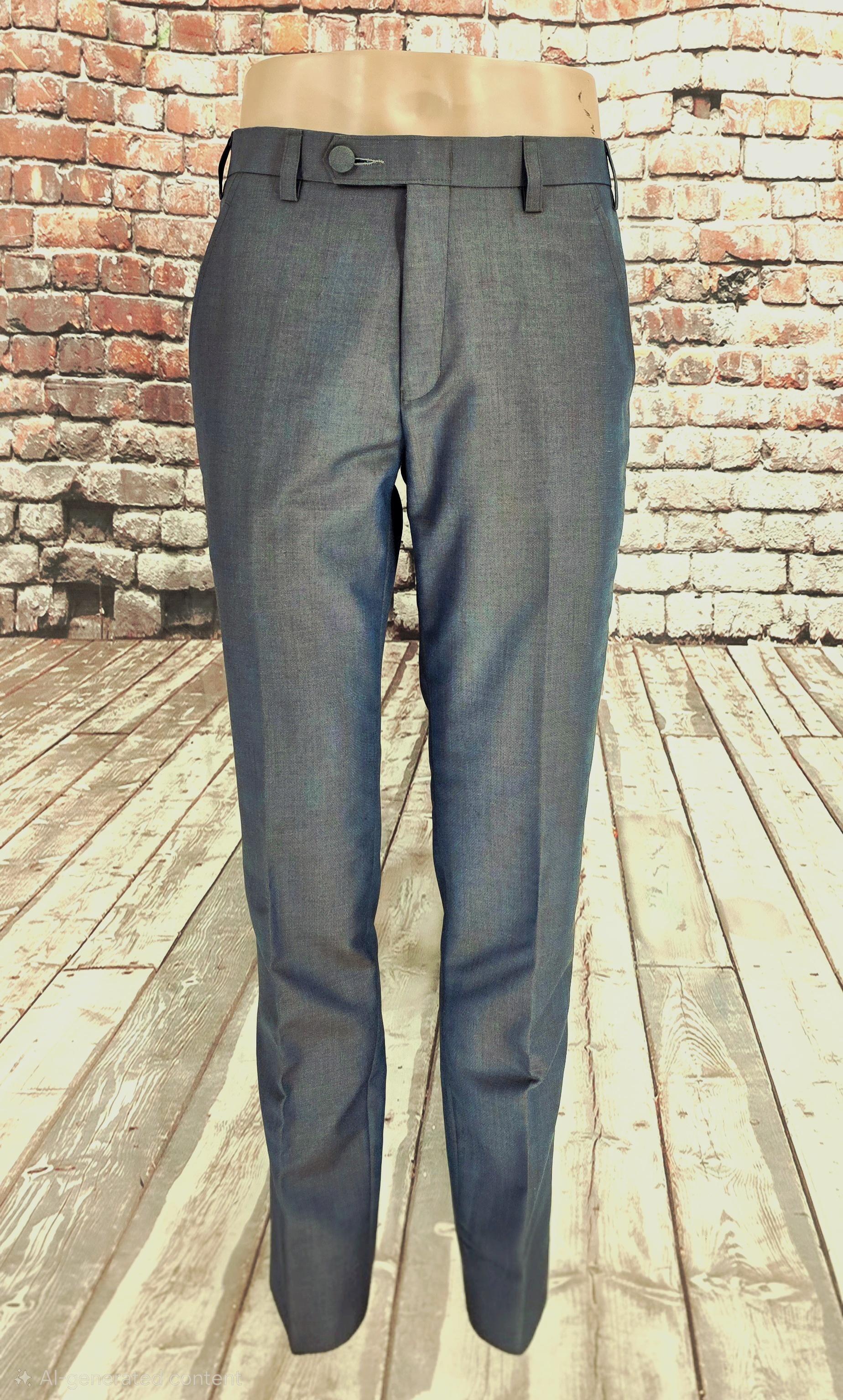 Bevan - Beautiful Teal & Ginger Two-Tone Suit