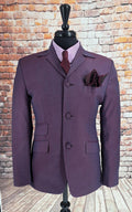 Bennett – Claret & Purple Two Tone Mohair Suit