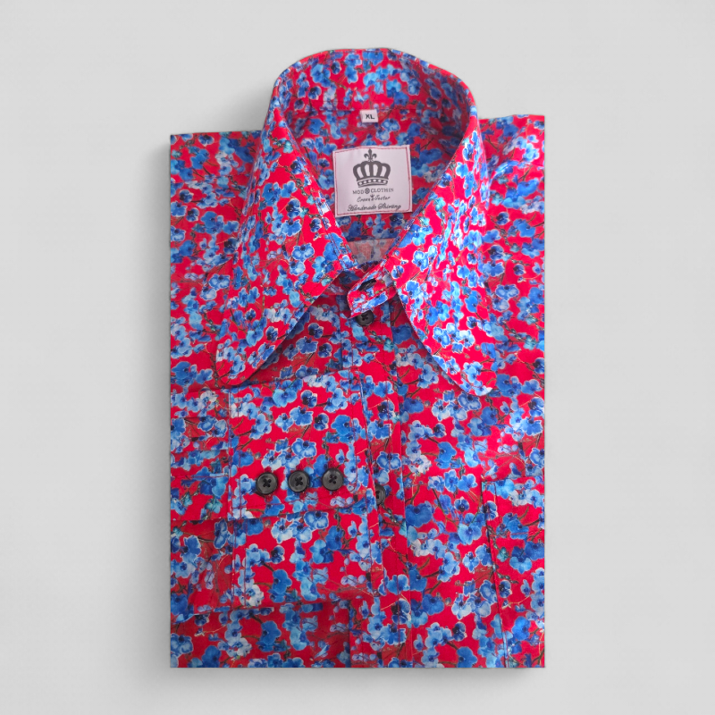 Judson - Red Floral Paisley Shirt