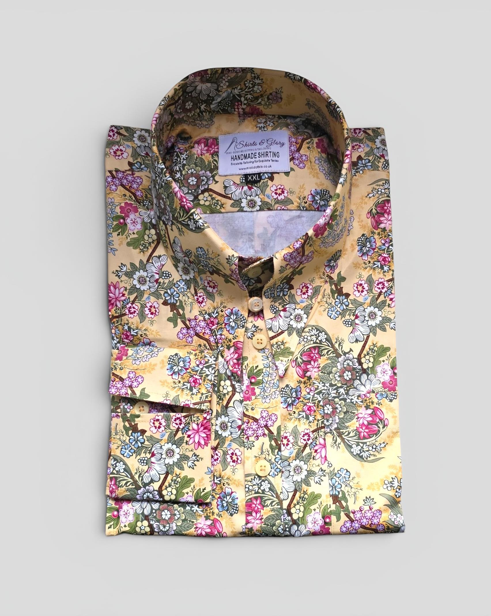 Gabe - Floral Lemon Shirt