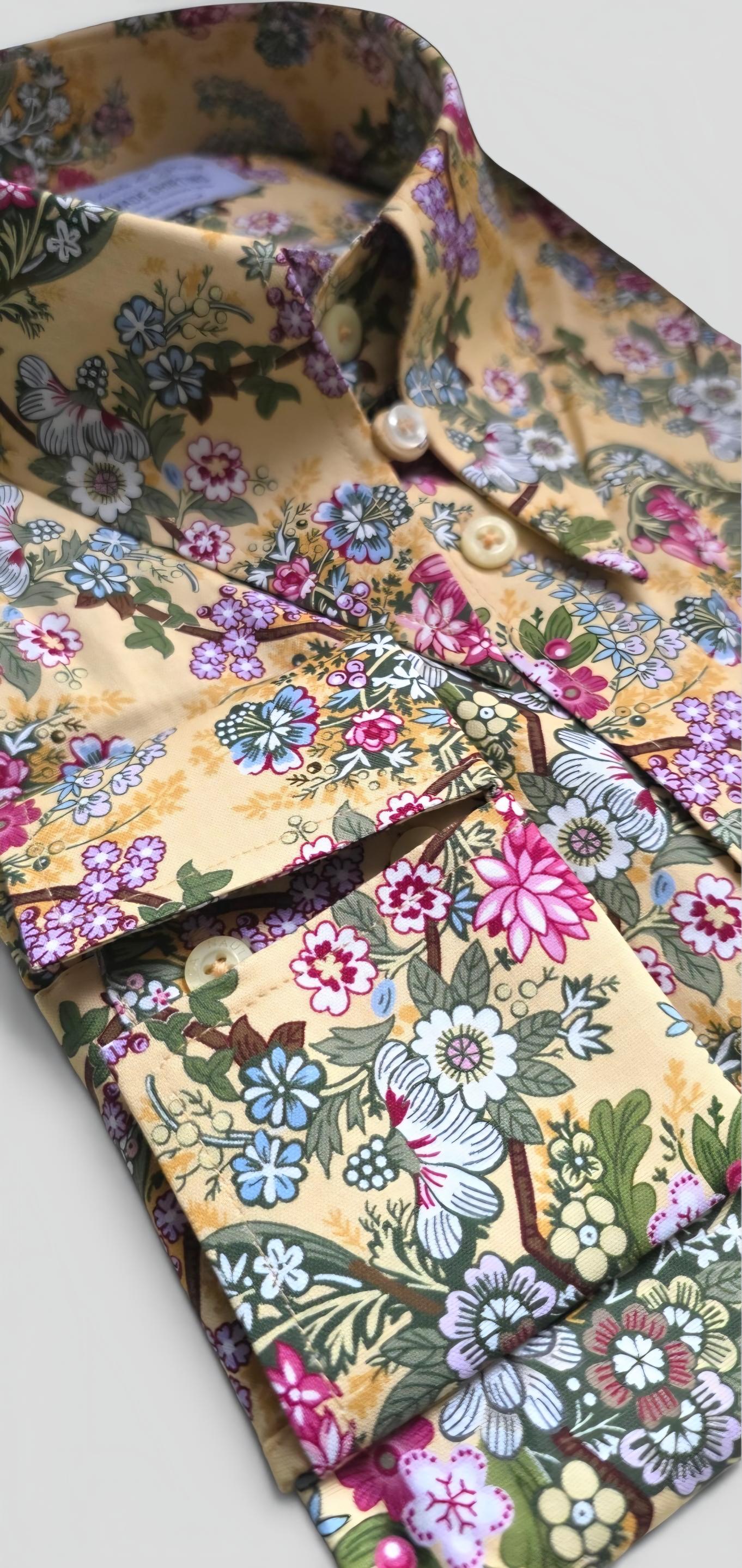 Gabe - Floral Lemon Shirt