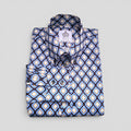 “Modclothin Markham semi‑fitted pleat‑loop shirt front view”