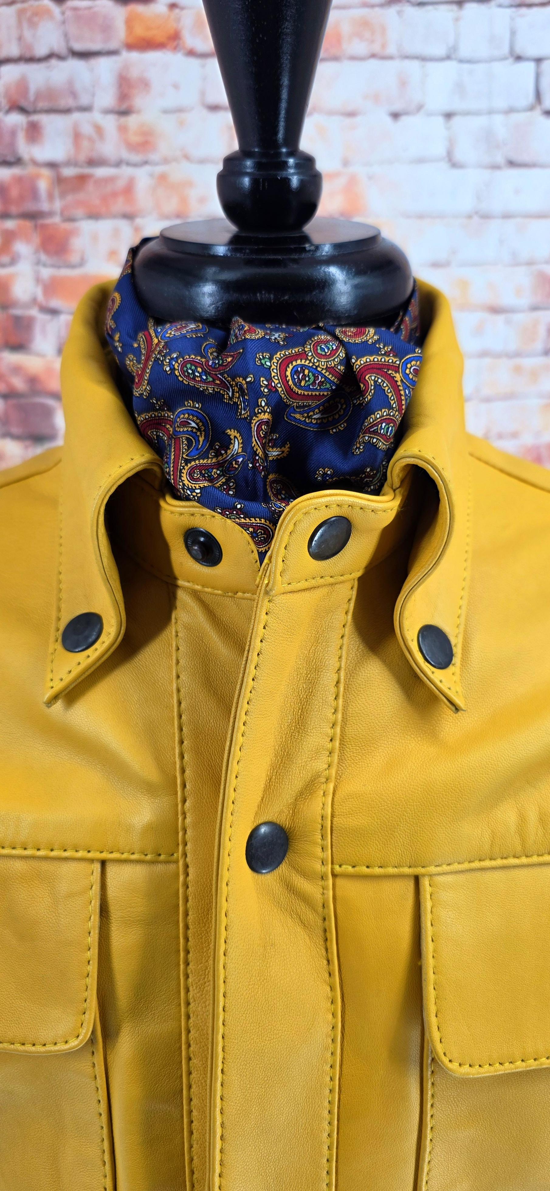 Carnaby - Mustard Yellow Leather Jacket