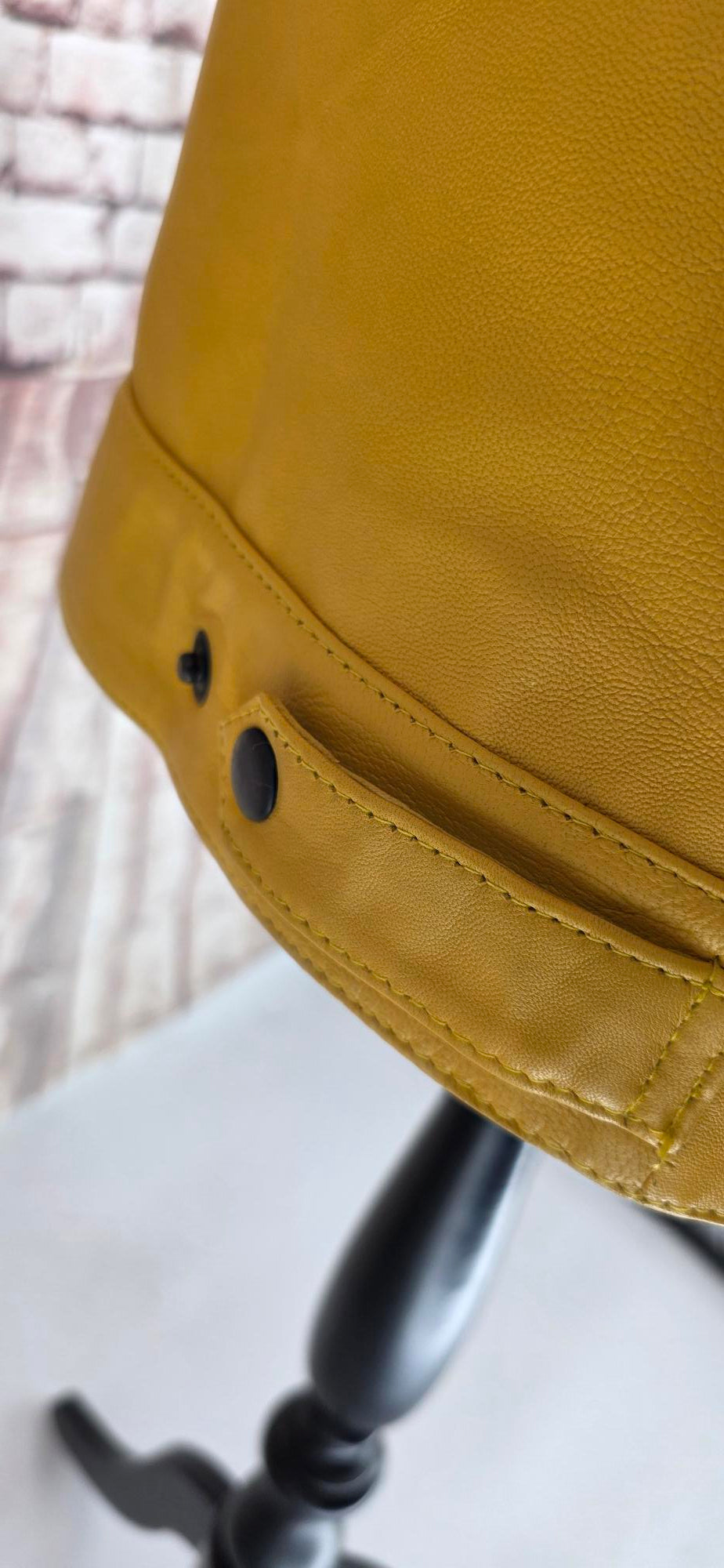 Carnaby - Mustard Yellow Leather Jacket