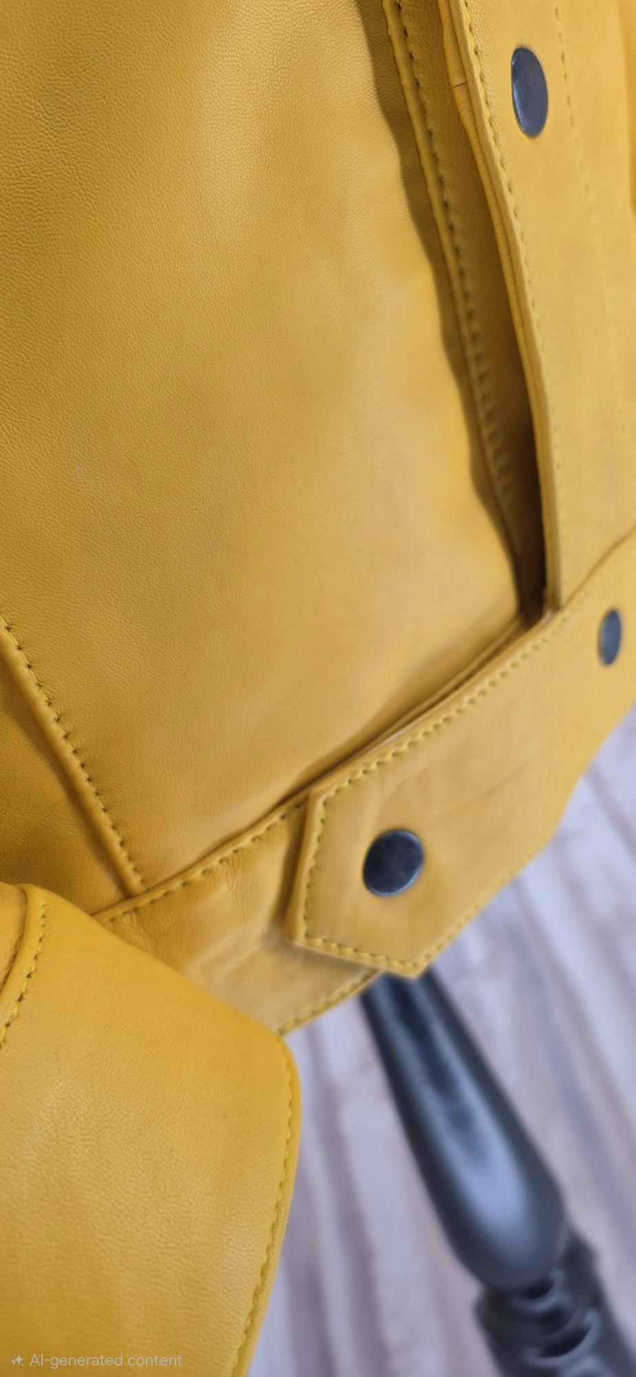 Carnaby - Mustard Yellow Leather Jacket