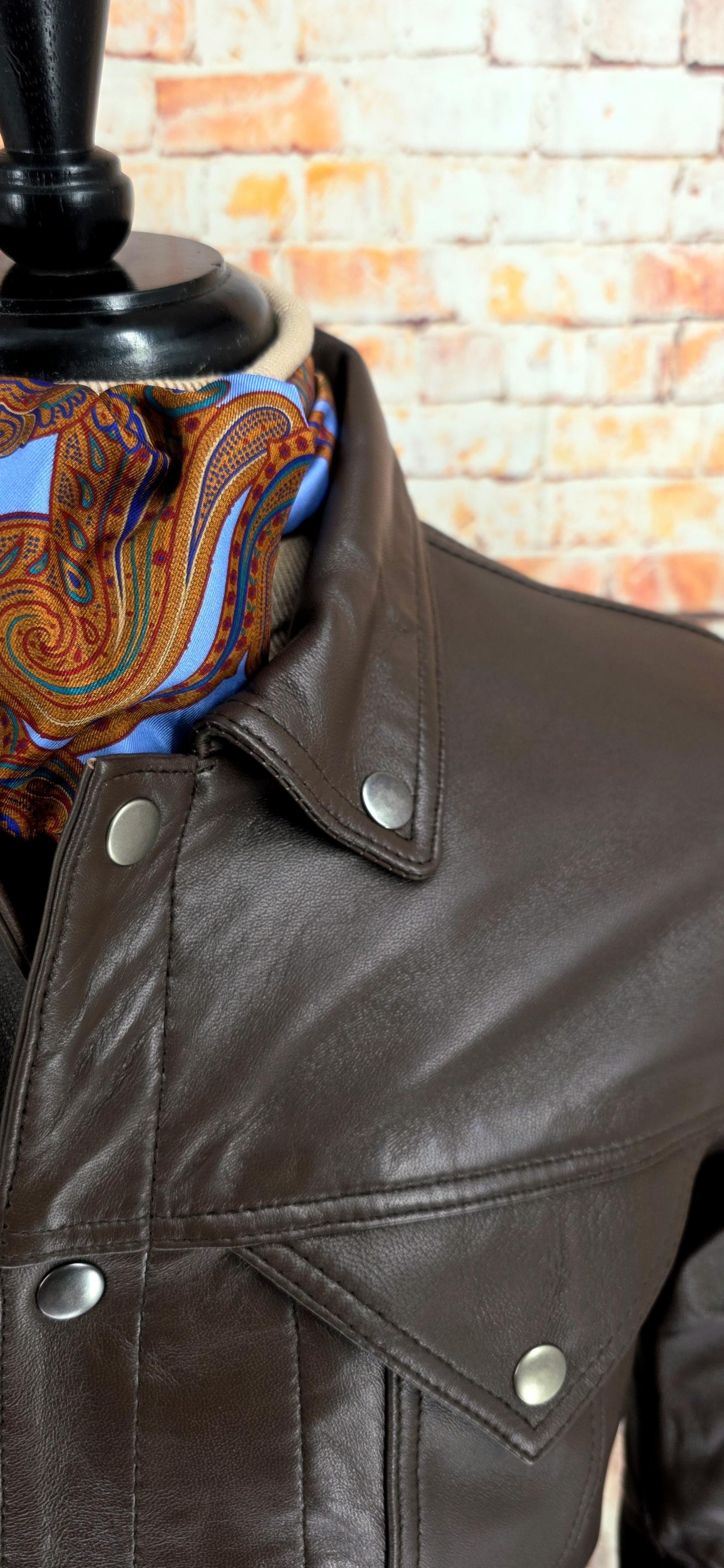 Dennis – Leather Trucker Jacket