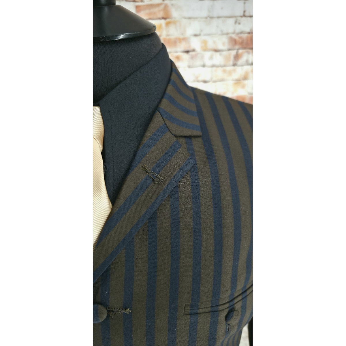 Banks - Navy & Brown Striped Jacket