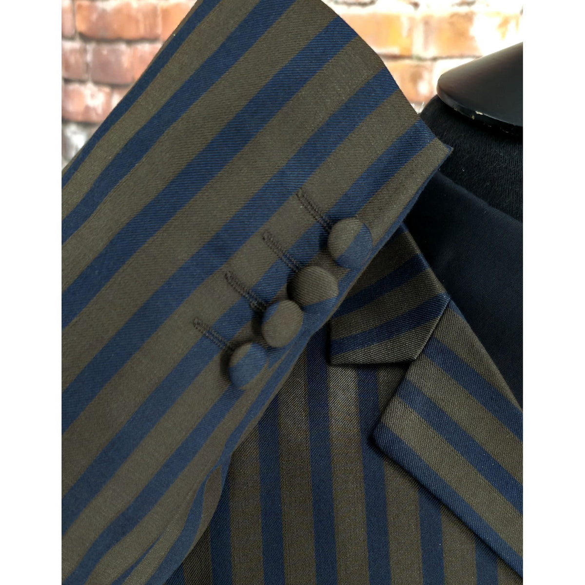 Banks - Navy & Brown Striped Jacket