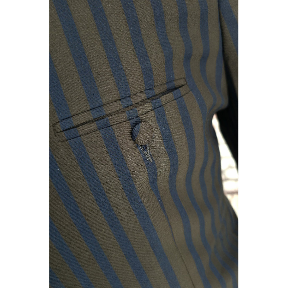 Banks - Navy & Brown Striped Jacket