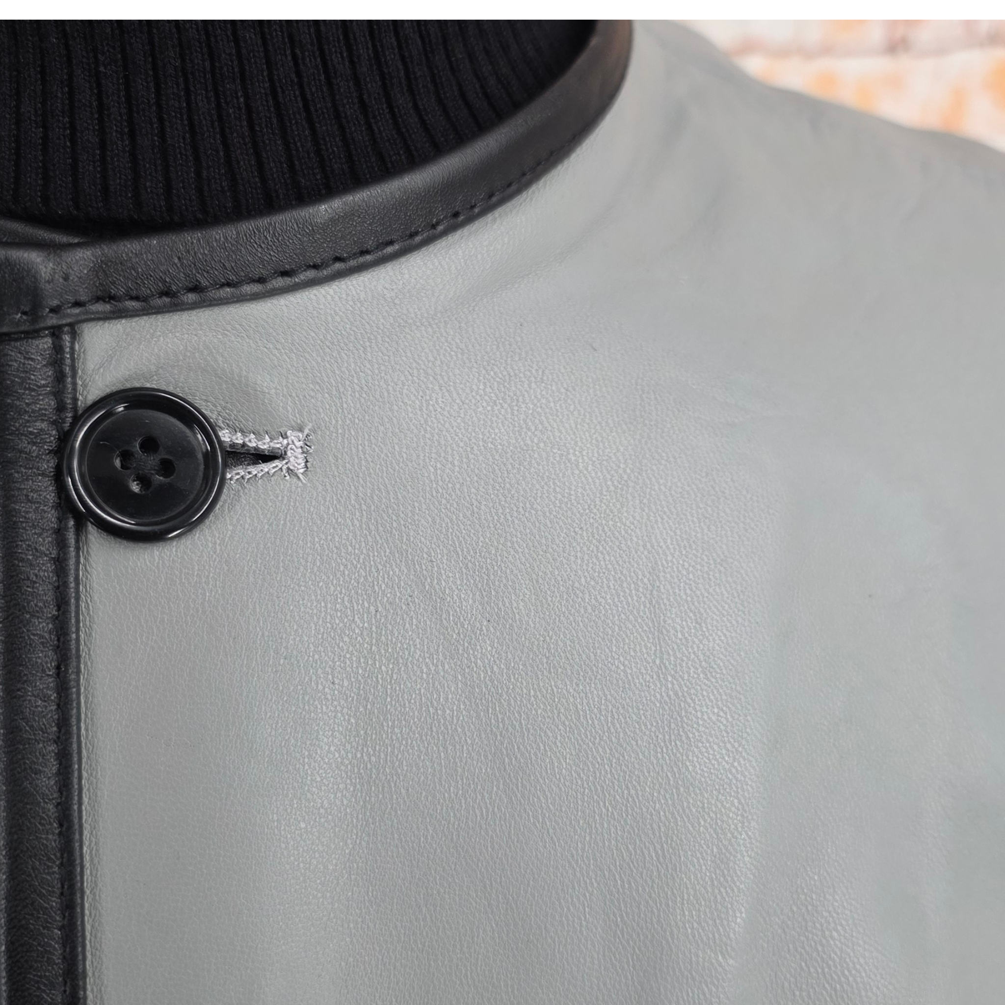 Douglas - Beatles Inspired Grey Leather Jacket