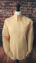 Abbot - Lemon Gingham Spear Point Collar Shirt