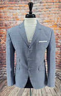 Ashworth - Blue & Navy Gingham Jacket