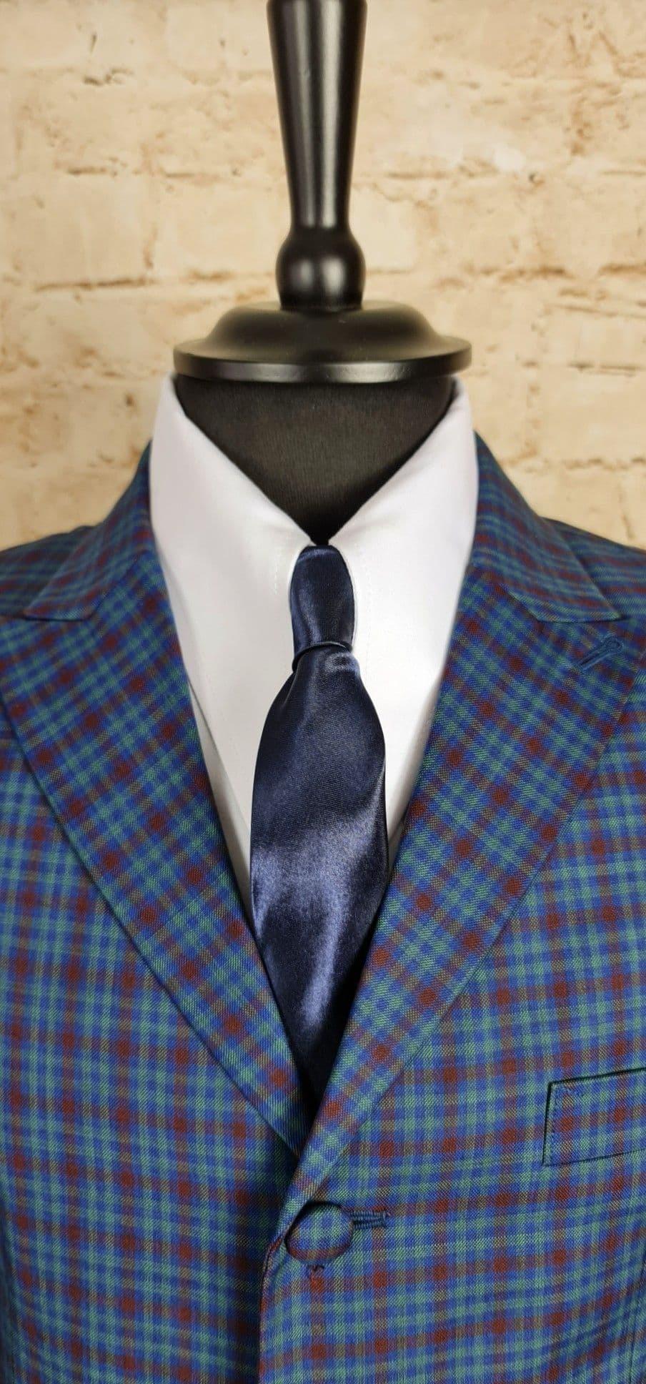 Aspel - Small Blue Wine Green Checked Suit