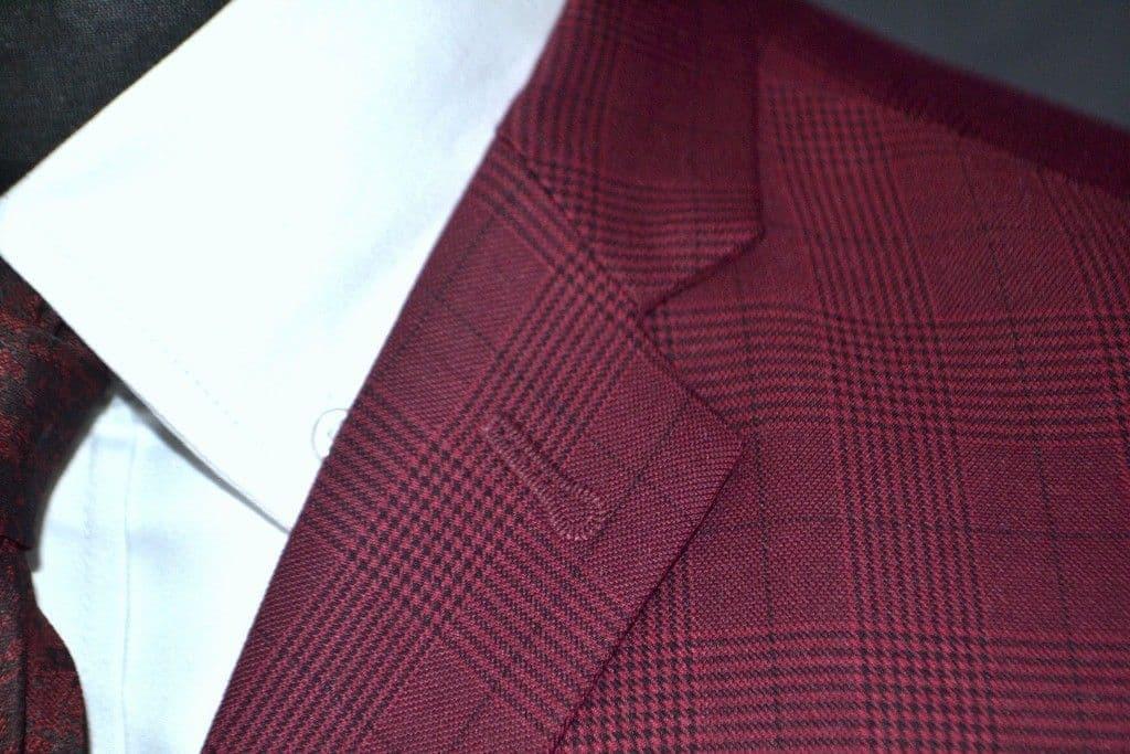 "Barry" Rubery Pow 3 Button Black Checked Suit