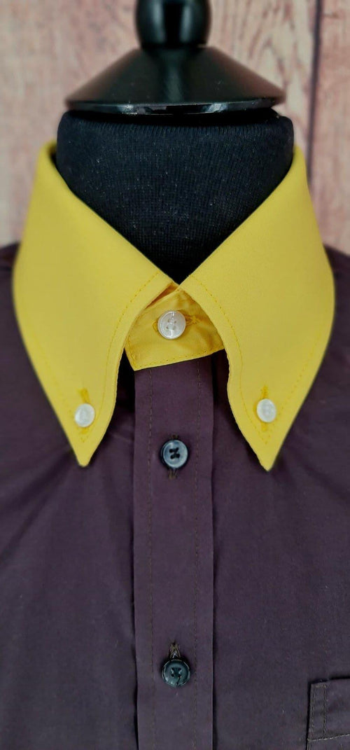 Beck - Contrasting Collar Cuff  Button Down Shirt