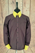 Beck- Contrasting Collar Cuff  Button Down Shirt