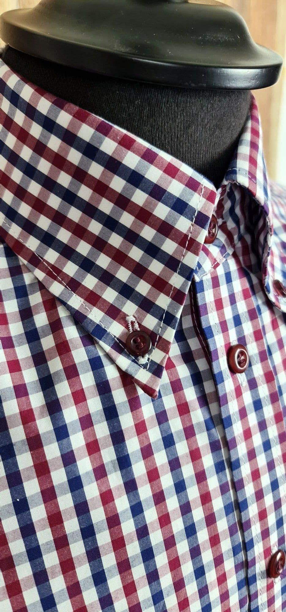 "Benjamin"  Triple Colour House Check Shirt