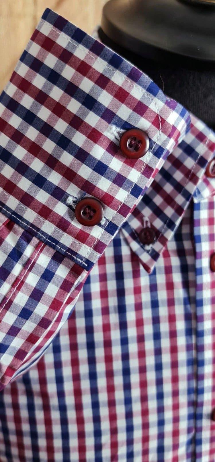 "Benjamin"  Triple Colour House Check Shirt