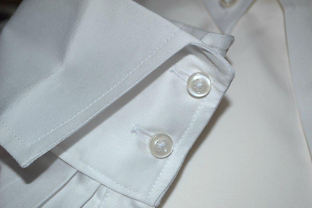 Benny - White Button Down Long Sleeve Shirt