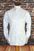 Benny - White Button Down Long Sleeve Shirt