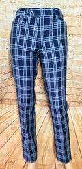 "Buckingham" Blue /Sky Blue Window Checked Trouser
