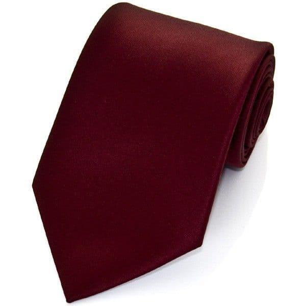 Burgundy Skinny Tie