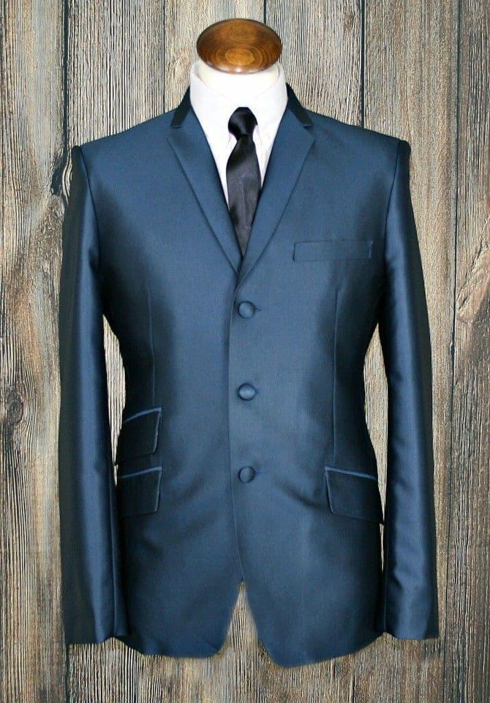 "Campbell"Teal /Blue Tonic Suit