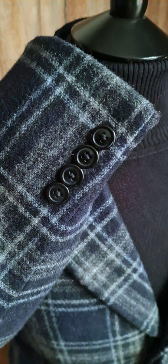 Chadwick - Overcoat Grey & Blue Check