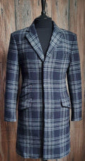 Chadwick - Overcoat Grey & Blue Check