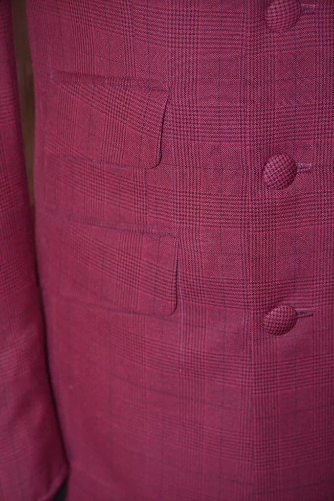 Charlie - Red Pow Double Breasted Suit