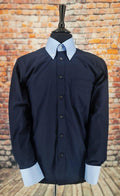 "Clapton" Contrasting Collar Cuff  Button Down Shirt