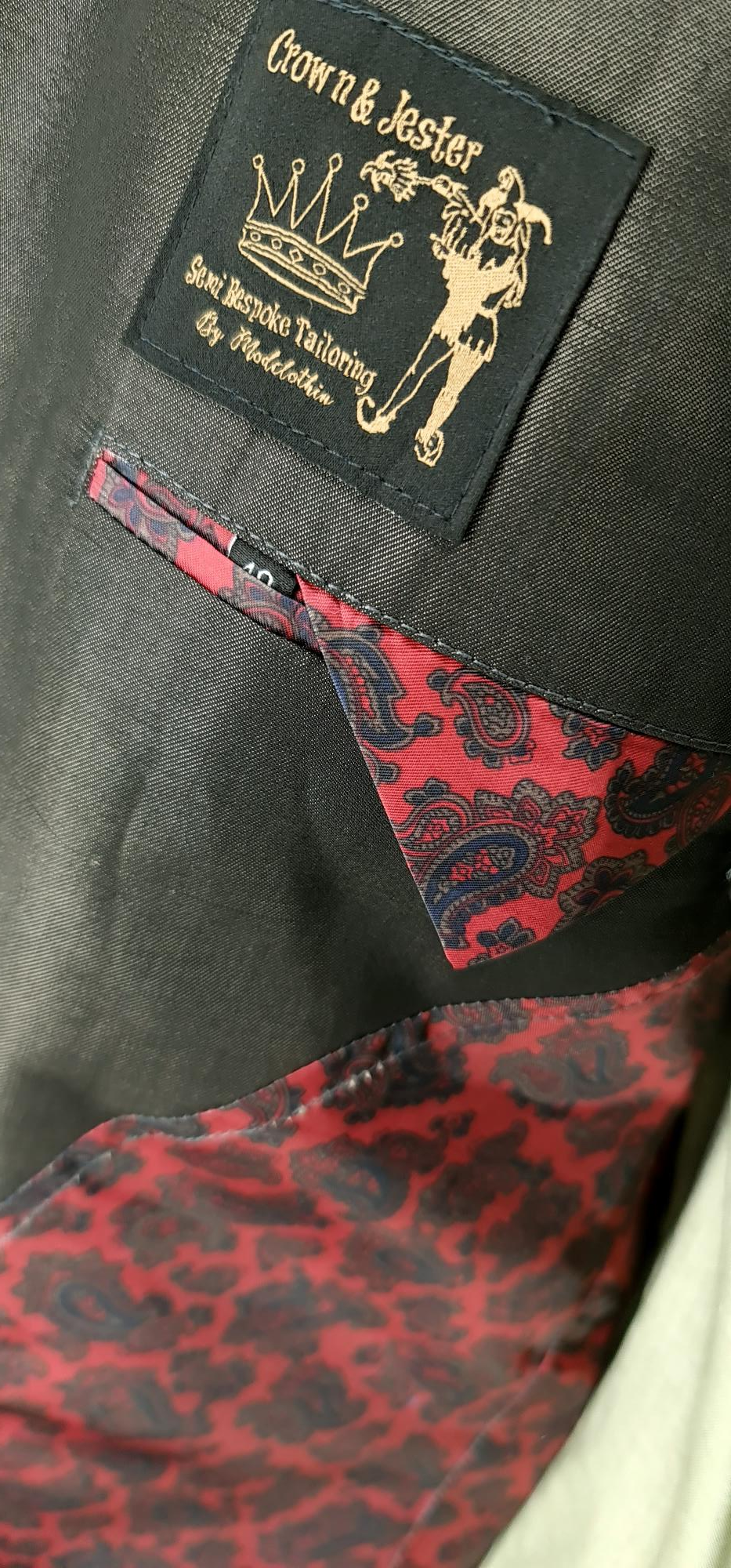 "Clubman" 3/2 Pocket Soft Tonic Suit