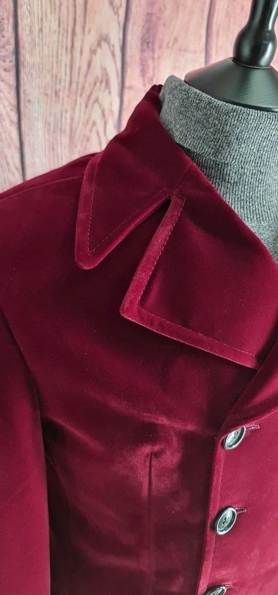 Copperfield - Burgundy Velvet Jacket