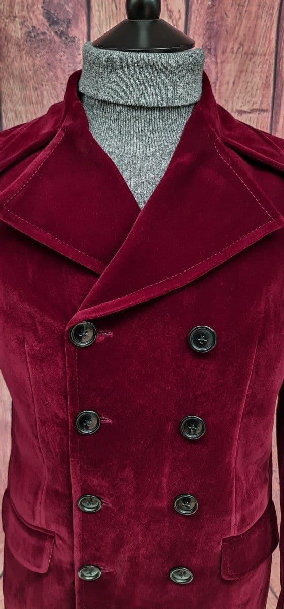 Copperfield - Burgundy Velvet Jacket