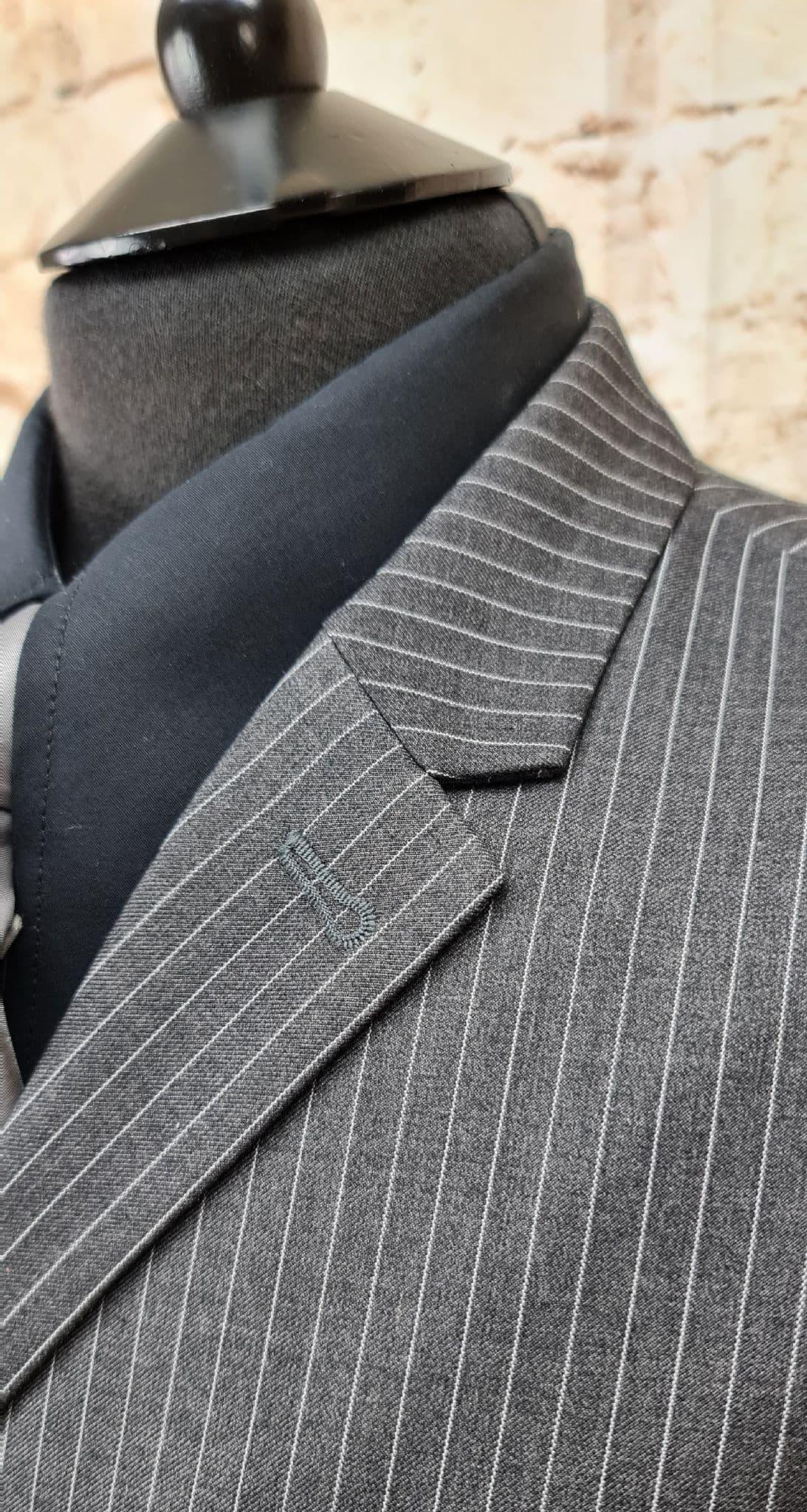 "Cunningham" Grey Fine Pinstriped Suit