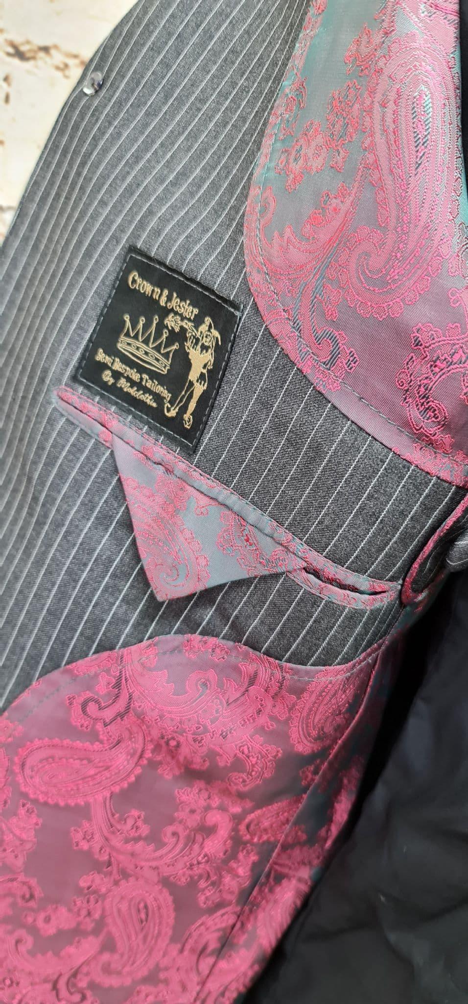 "Cunningham" Grey Fine Pinstriped Suit
