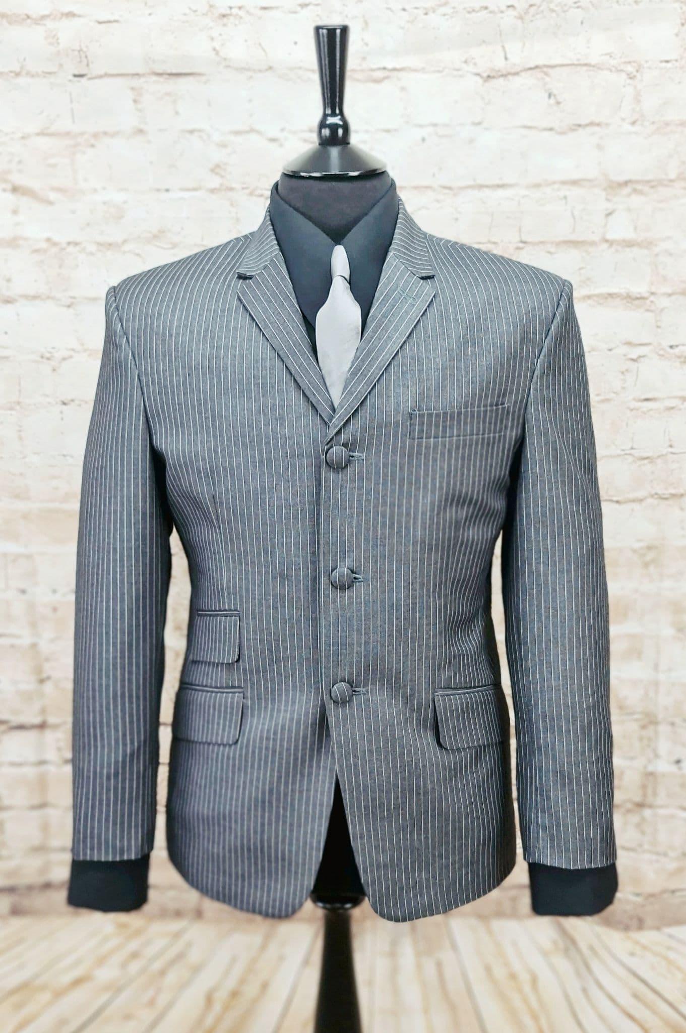 "Cunningham" Grey Fine Pinstriped Suit