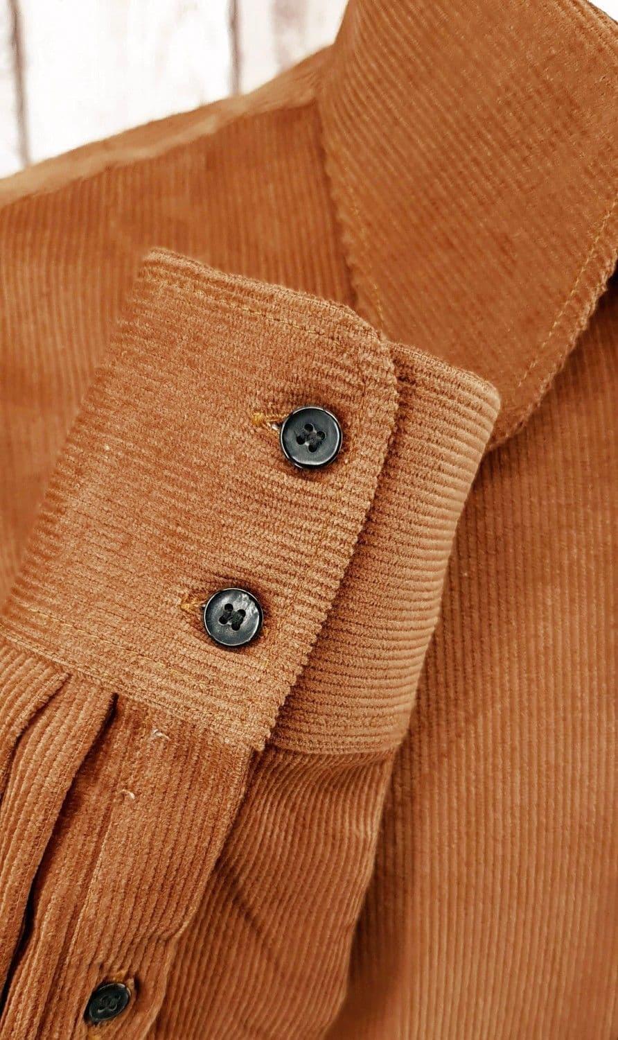 "Curtis" 70s Inspired Corduroy  Shirt