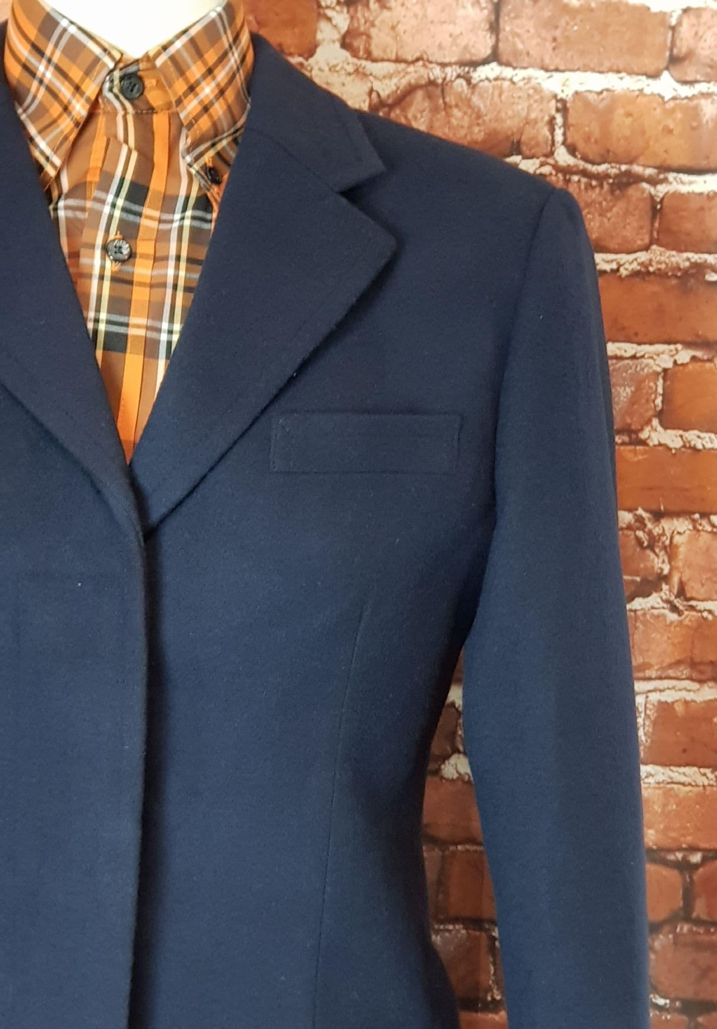 "Daisy" Crown & Jester Ladies 3/4 Length Navy Overcoat