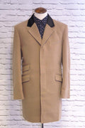 "Daley 100% Wool Camel Overcoat